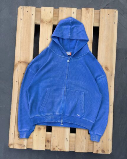 Phase London - SCRAPBOOK LOGO HOOD- Blue