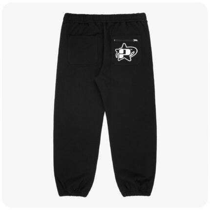 PHASE LONDON BLACK PANELLED JOGGER